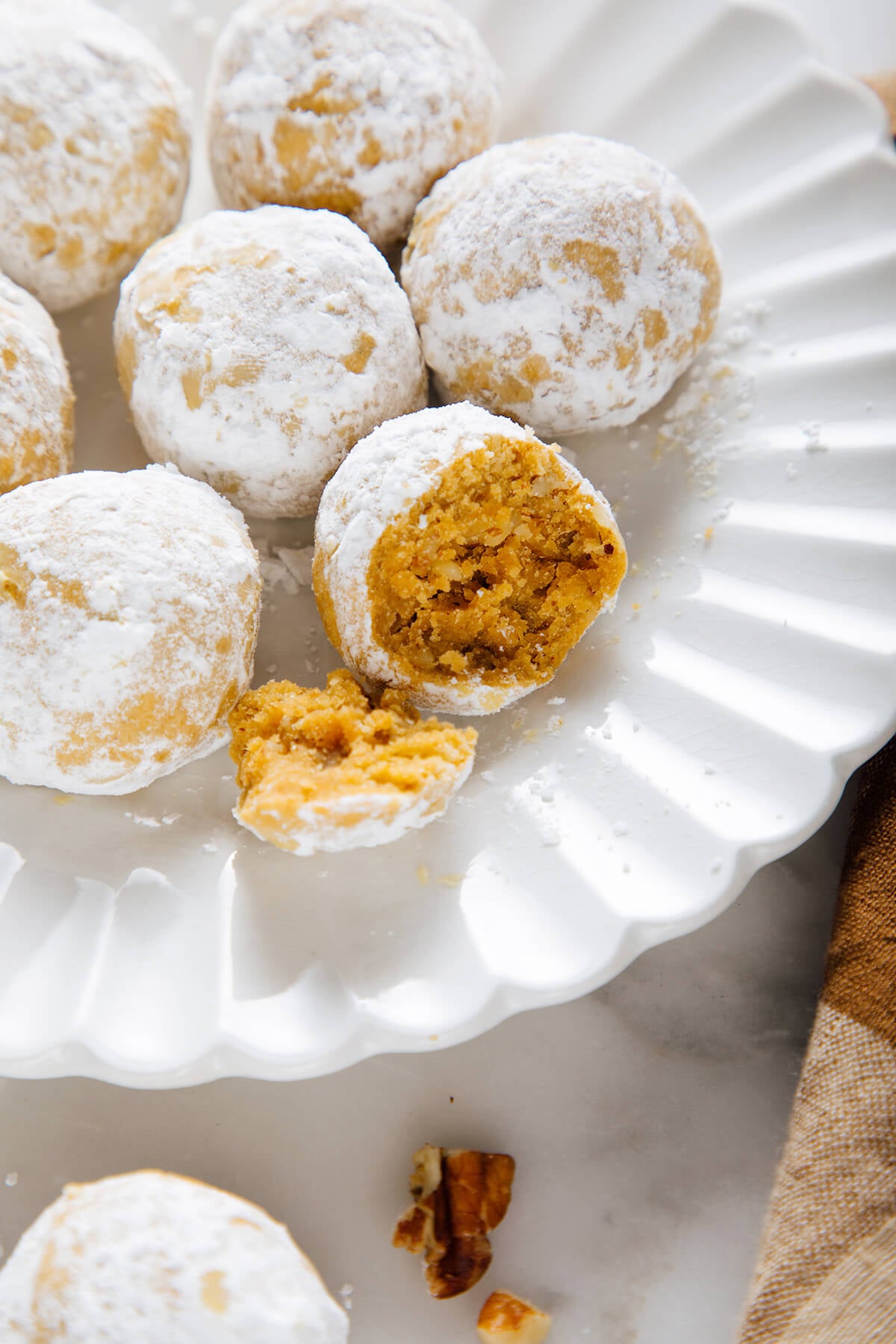 pumpkin polvorones
