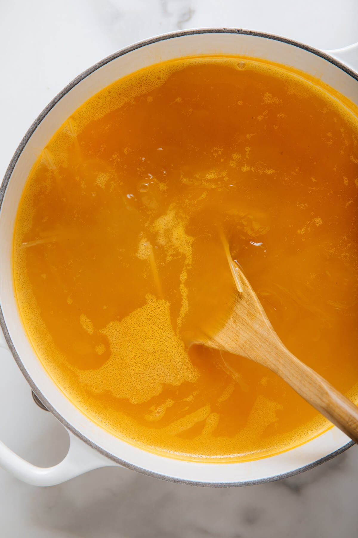 boiling broth