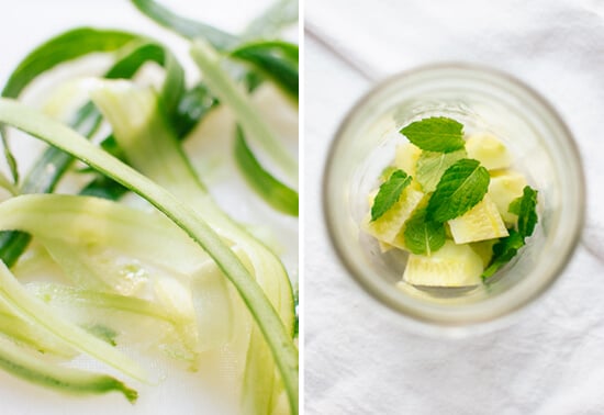 cucumber and mint