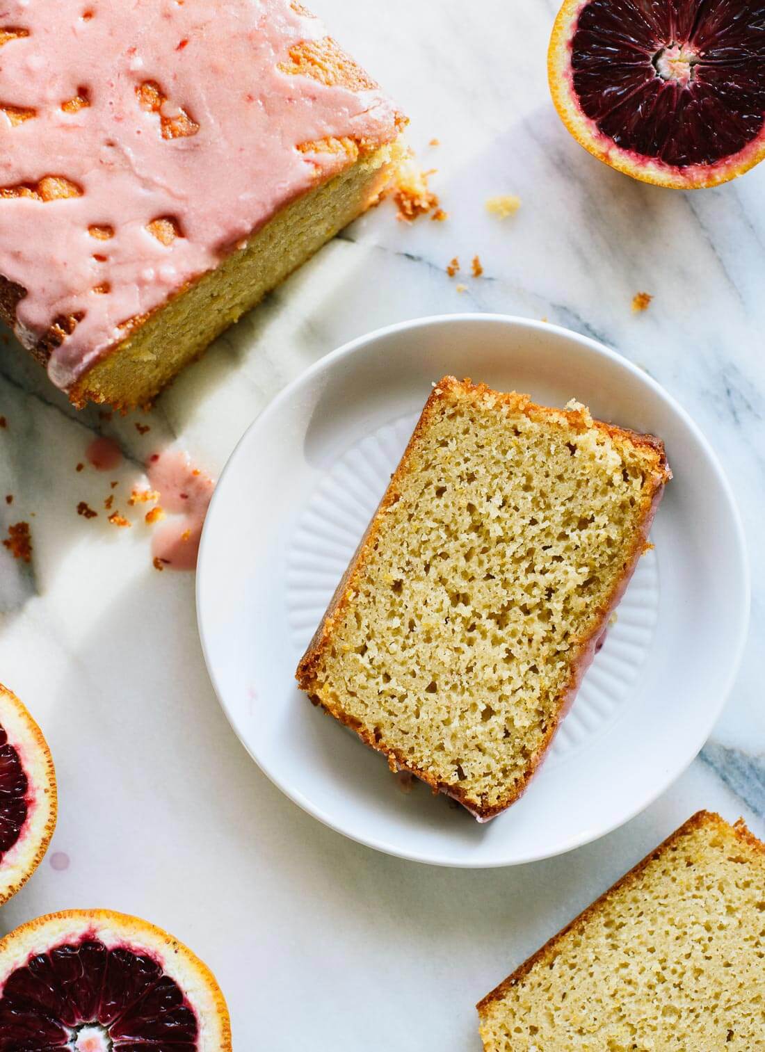 Citrus olive oil cake to brighten up dreary winter days! cookieandkate.com