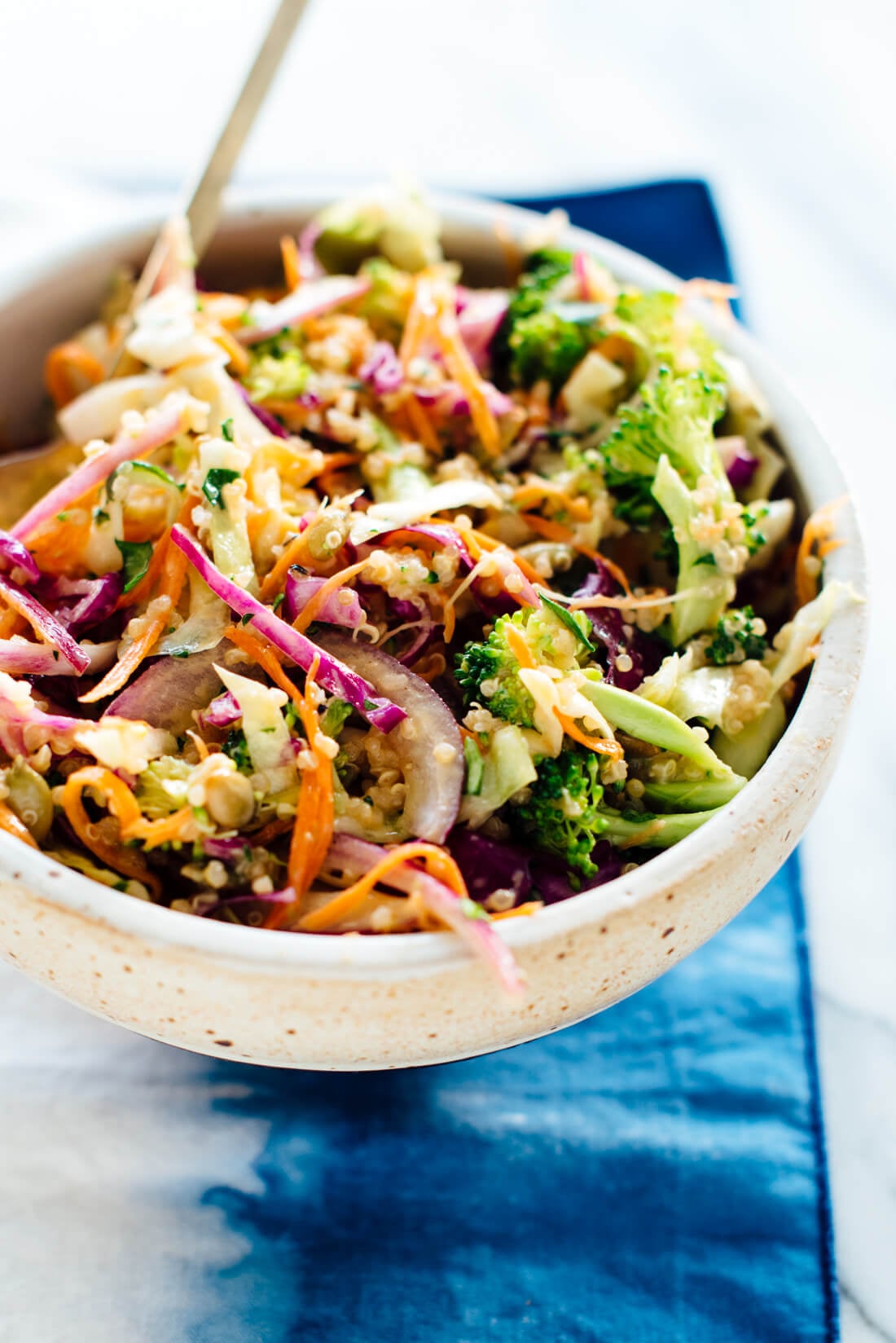 healthy quinoa slaw recipe